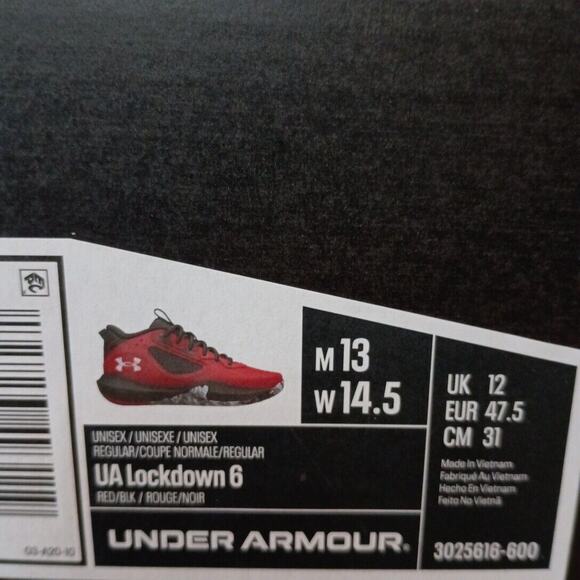 Under Armour Adult UA Lockdown 6 Basketball Shoes main image 6